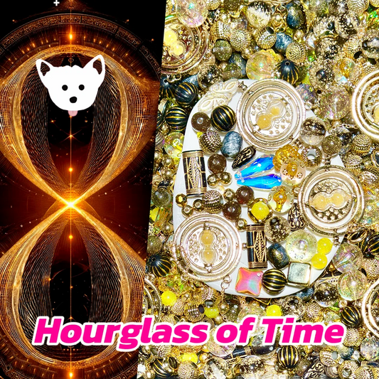 Hourglass of Time for Bracelet/Key/Phone Chain/Pen- Open in live