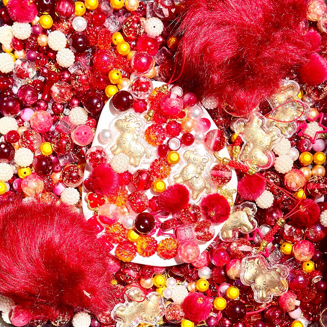 New Year Horse Fortune for Bracelet/Phone Chain- Open in live