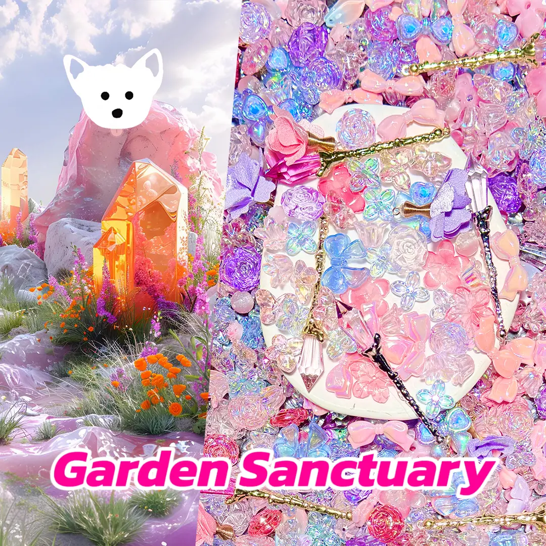 【New Arrival+1 Scoop】Garden Sanctuary for Bracelet/Phone Chain- Open in live