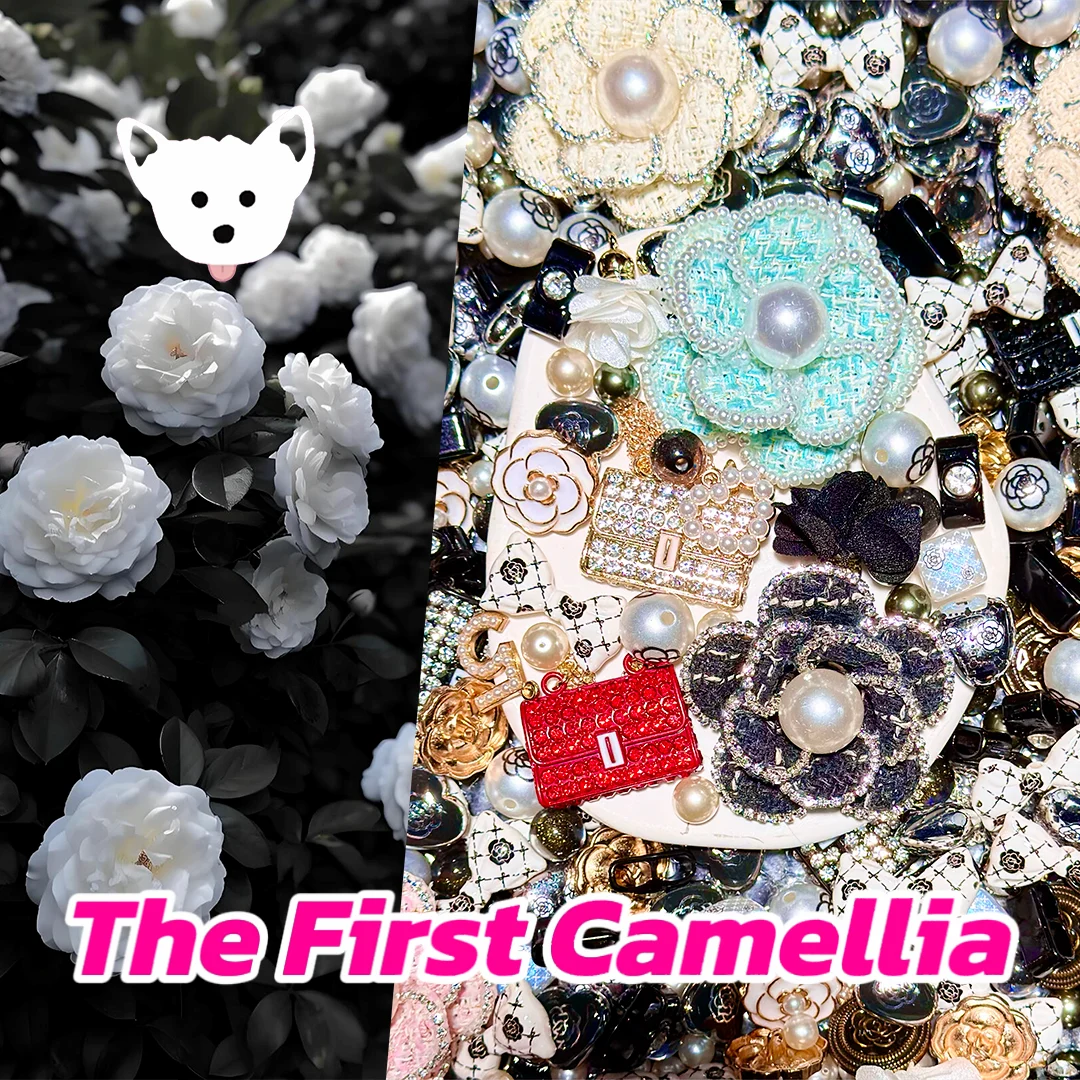 【New Arrival+ 1 Scoop】The first camellia for Car Hanging/Pen- Open in live