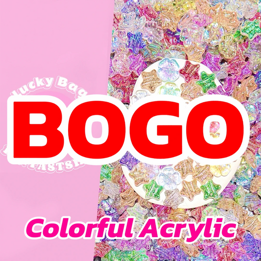 【BOGO】Colorful Acrylic  for Bracelet/Phone Chain- Open in live