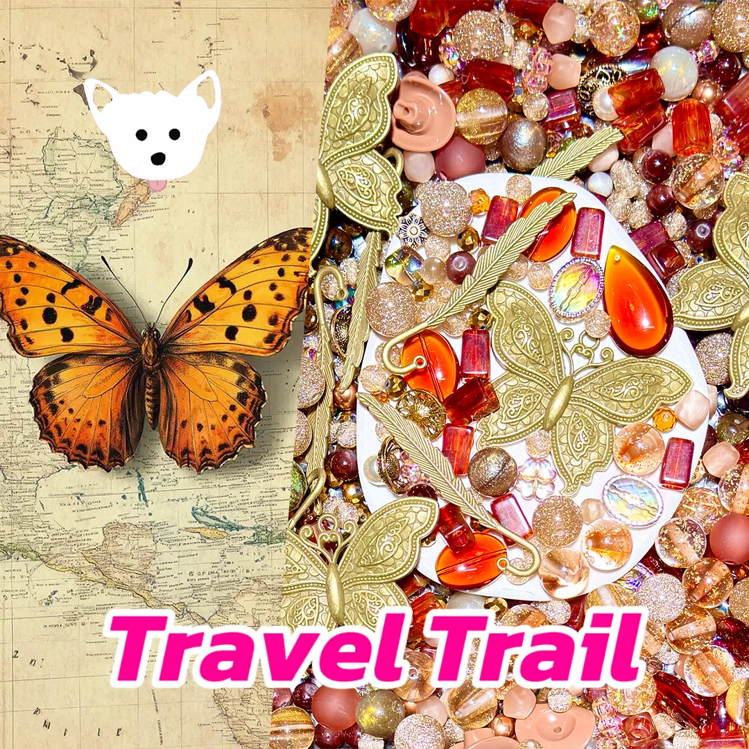 【New Arrival+1 Scoop】Travel Trail  for Bracelet/Phone Chain- Open in live