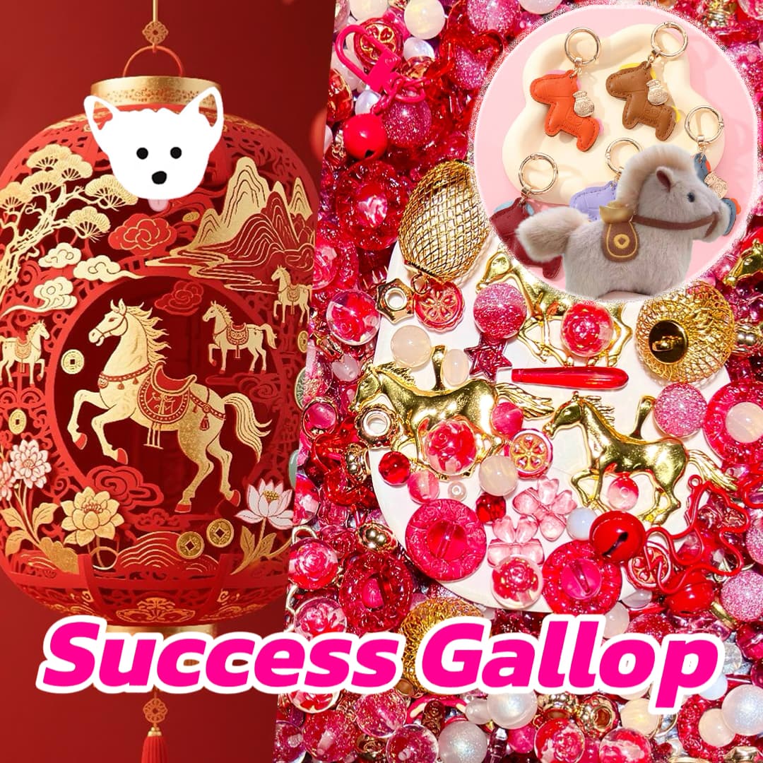 Success Gallop for Bracelet/Phone Chain- Open in live