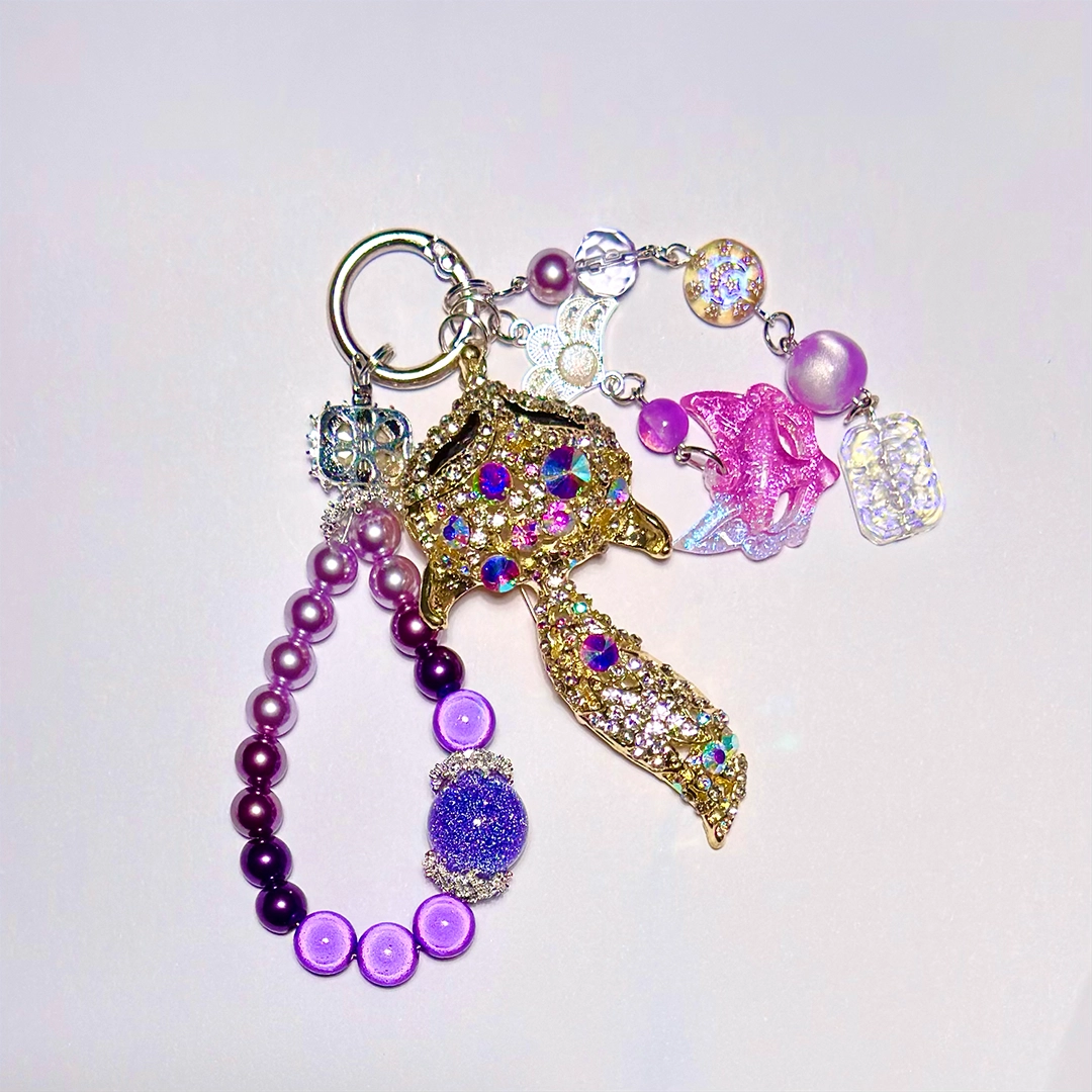 Twilight Fox for Bracelet/Phone Chain- Open in live