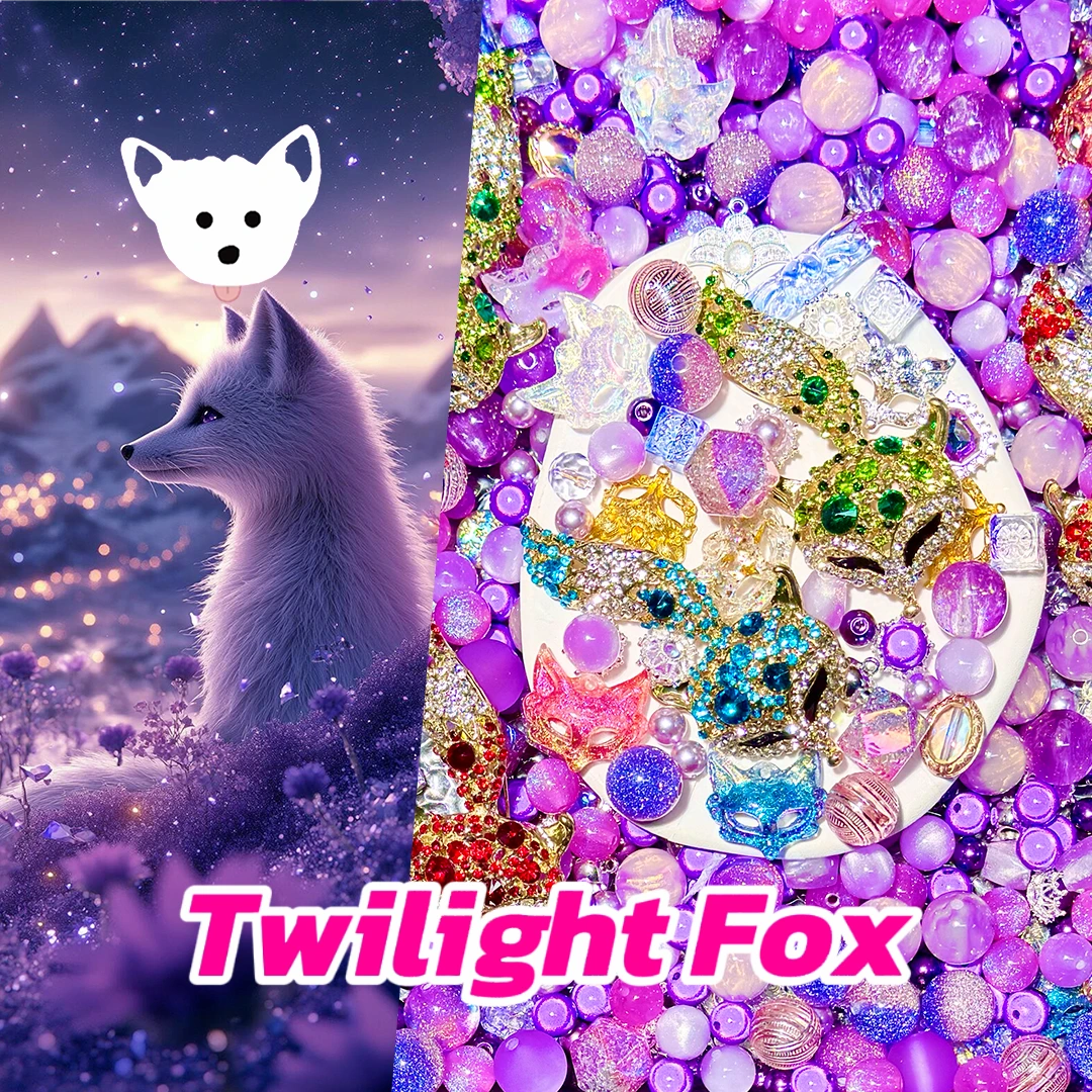 Twilight Fox for Bracelet/Phone Chain- Open in live