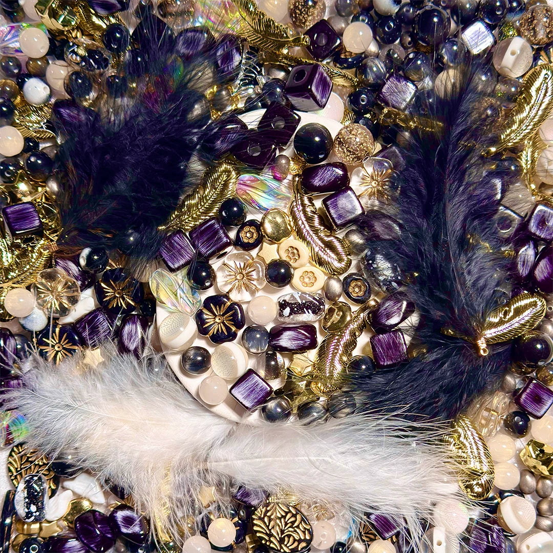 【Co-creation with Bunny】 Midnight Angel for Bracelet/Phone Chain- Open in live