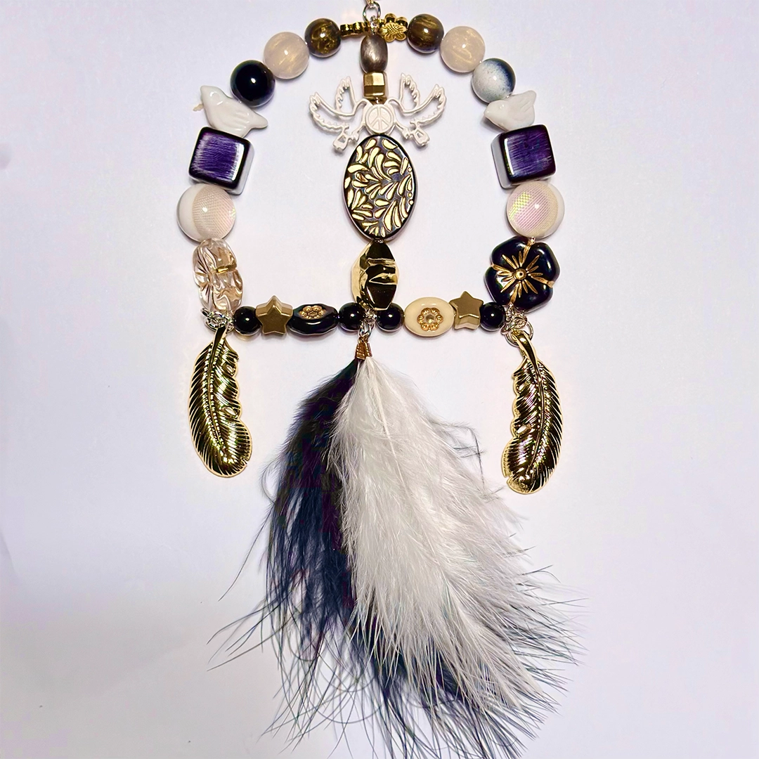 【Co-creation with Bunny】 Midnight Angel for Bracelet/Phone Chain- Open in live