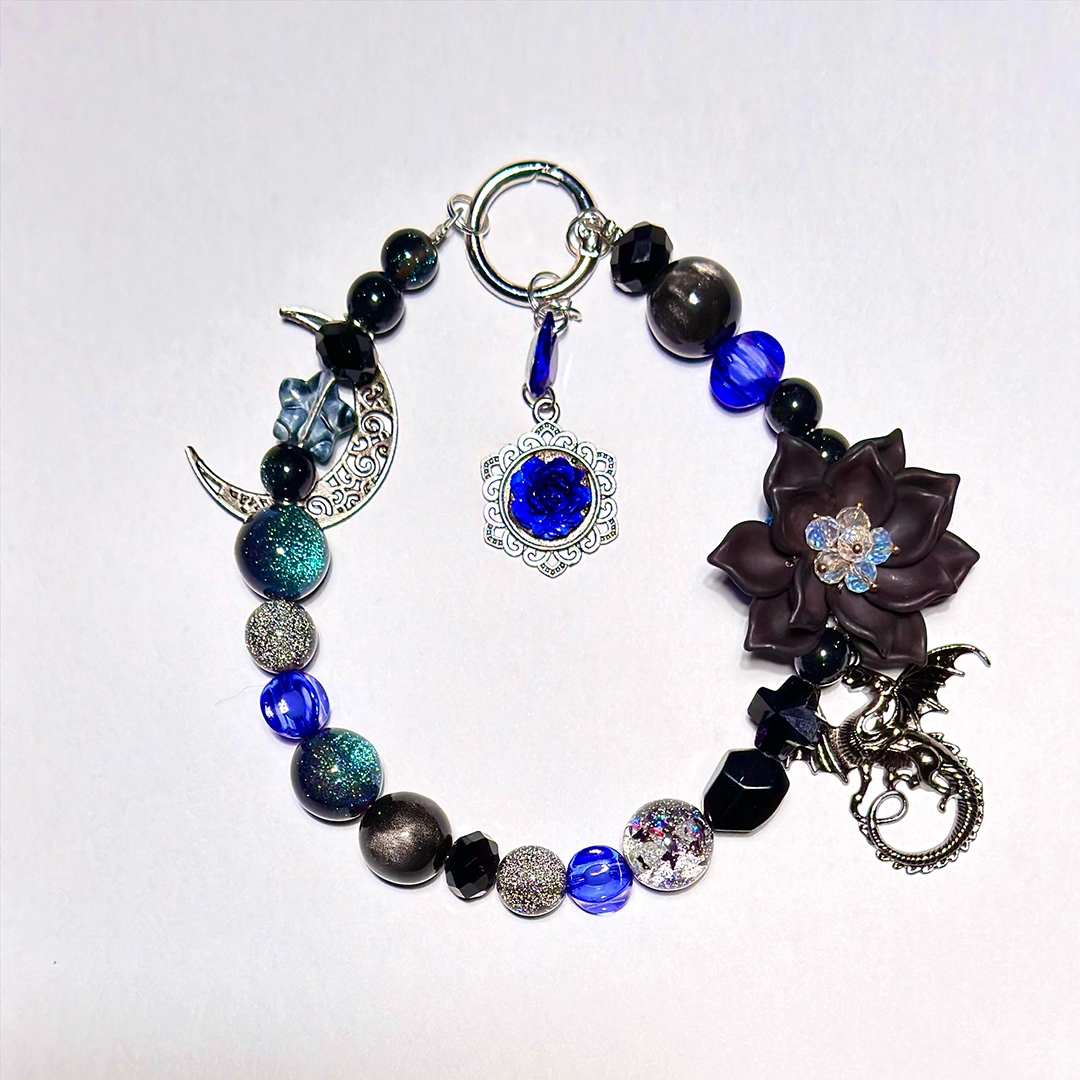 Silent Midnight for Bracelet / Key Chain- Open in live