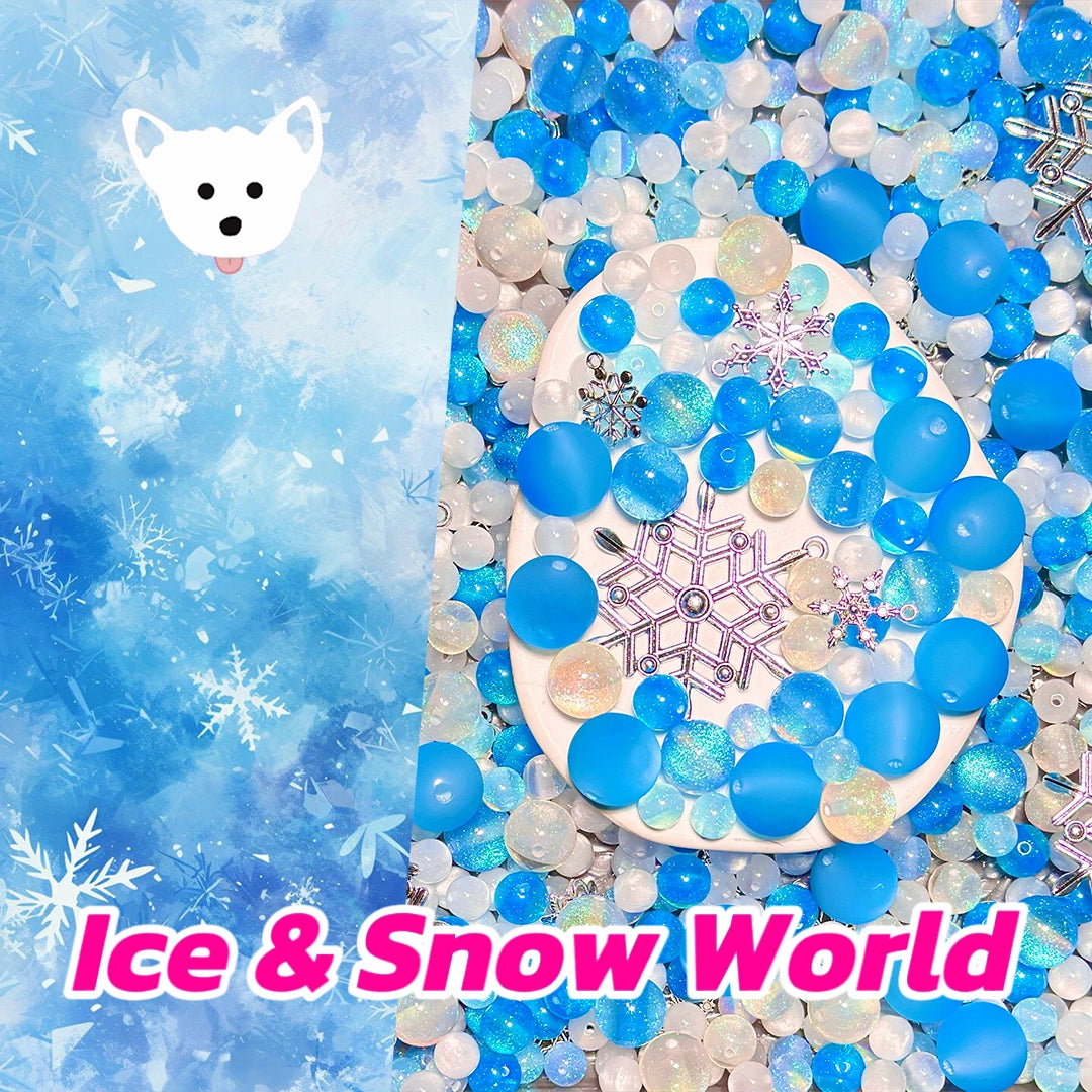 Ice & Snow World for Bracelet/Phone Chain- Open in live