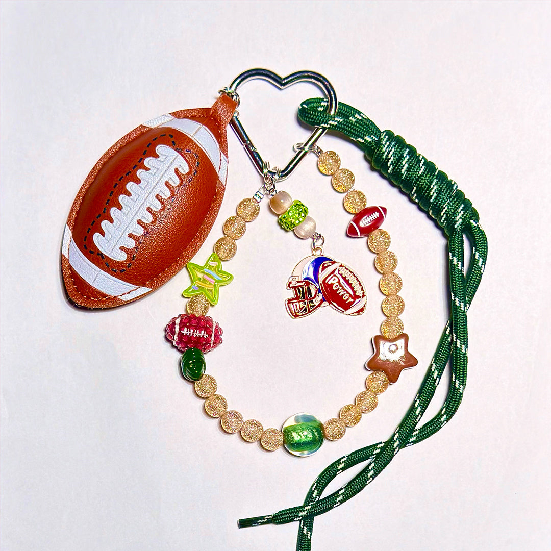 【Co-creation with Debbie】Woven Olive Star for Key/Phone ChainPen- Open in live