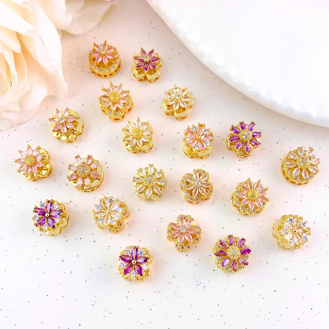 Rotatable Metal Bead Blind Bag for Bracelet- Open in live