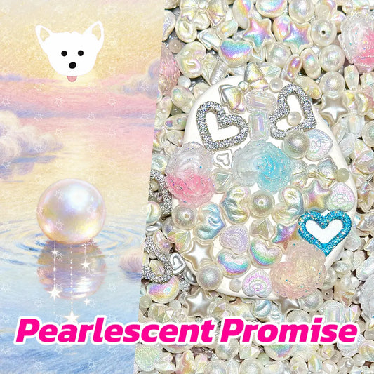 Pearlescent Promise for Key/Phone Chain/Bracelet/Hanging- Open in live