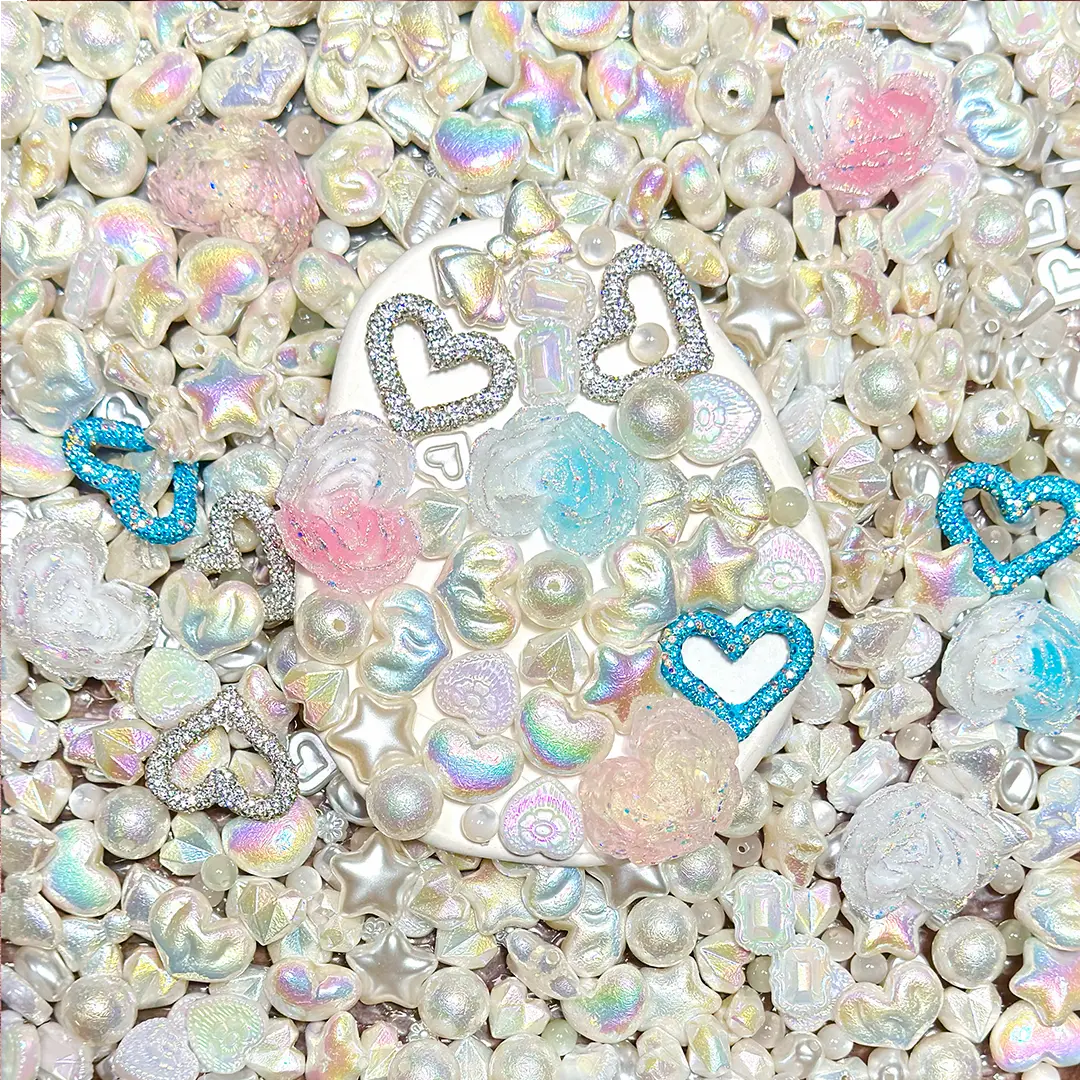 Pearlescent Promise for Key/Phone Chain/Bracelet/Hanging- Open in live