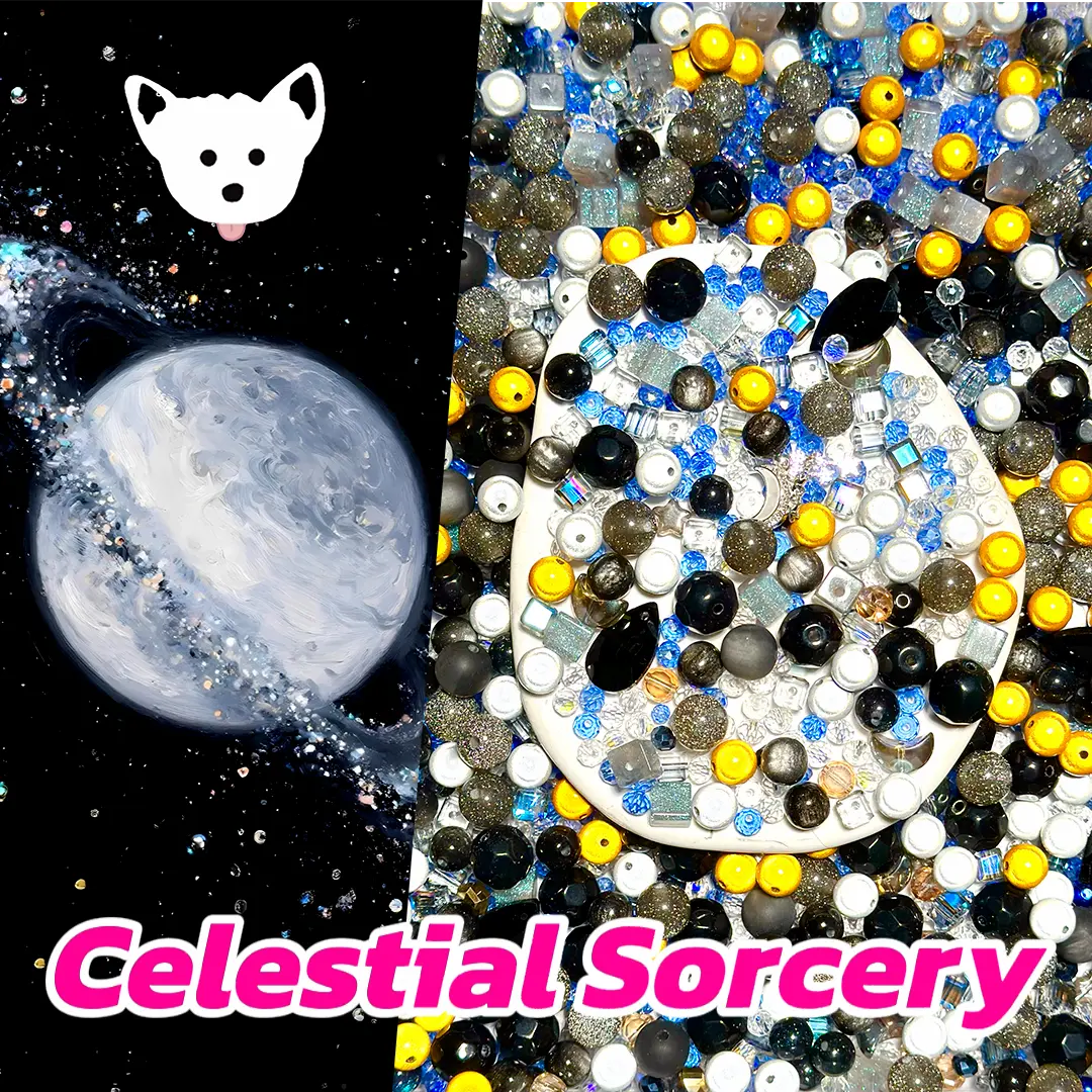 Celestial Sorcery for Key/Phone Chain/Bracelet/Hanging- Open in live
