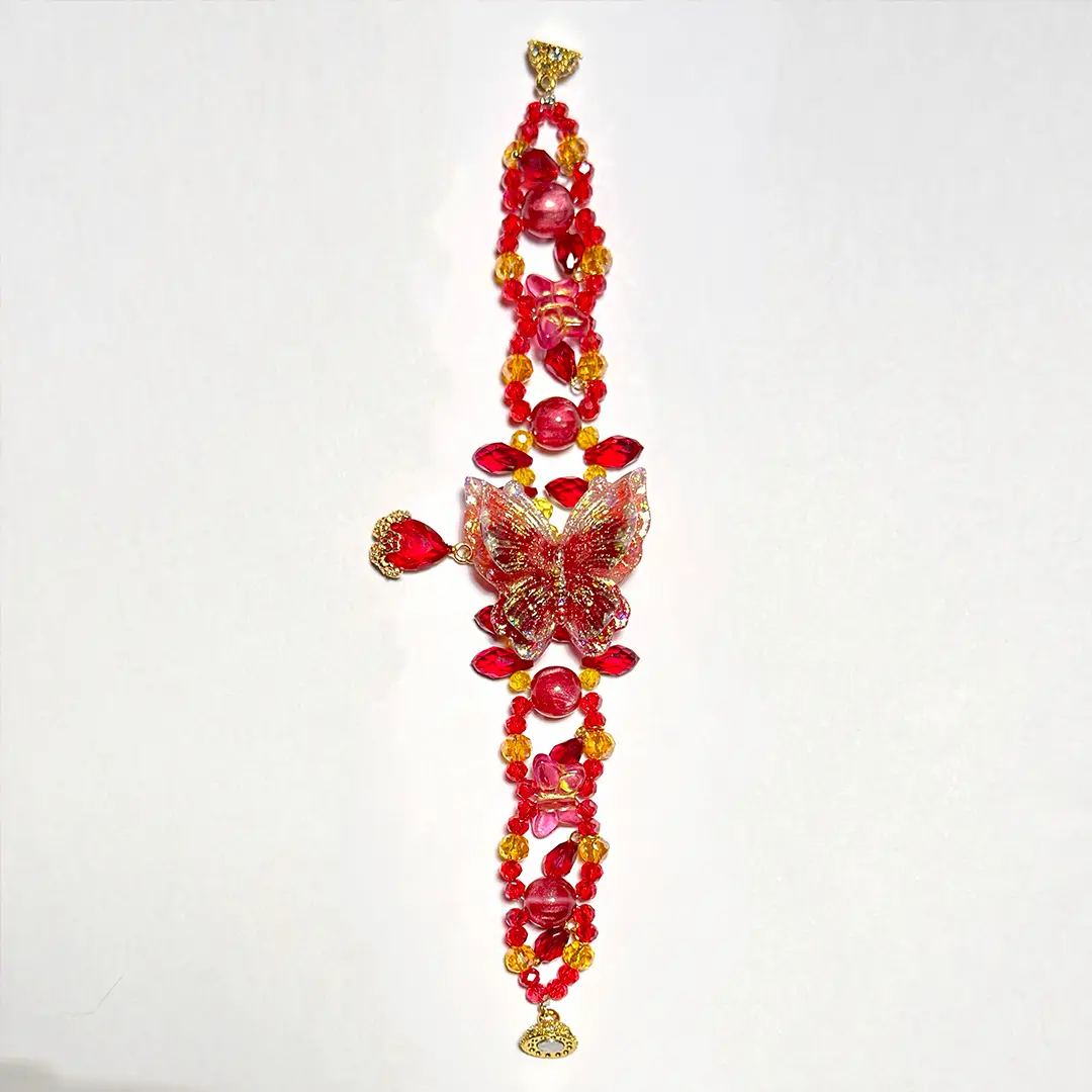 Fire Element for Key/Phone Chain/Bracelet/Hanging- Open in live