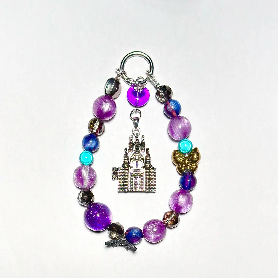Midnight Citadel for Key/Phone Chain/Bracelet/Hanging/Pen- Open in live