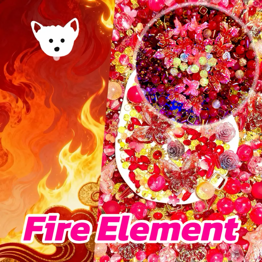 Fire Element for Key/Phone Chain/Bracelet/Hanging- Open in live