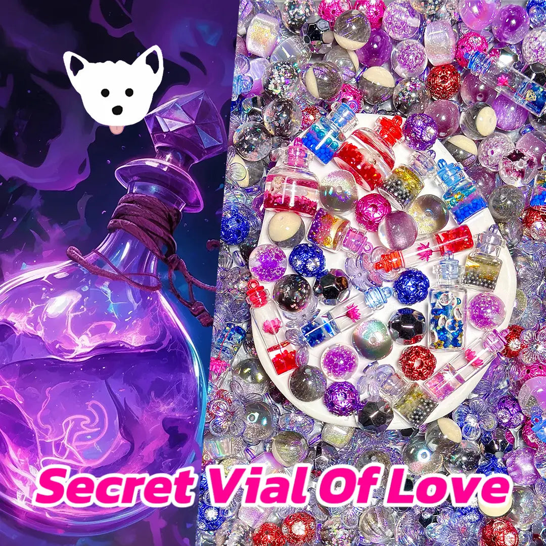 【New Arrival+1 Scoop】Secret Vial of Love for Key/Phone Chain/Bracelet/Hanging/Pen - Open in live
