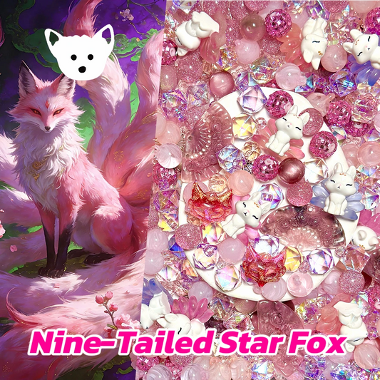 Nine-Tailed Star Fox for Hanging- Open in live