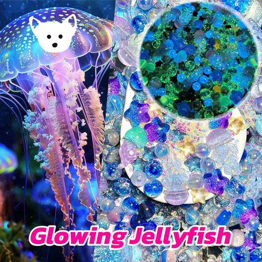 【Glowing】Glowing Jellyfish for Hanging - Open in live