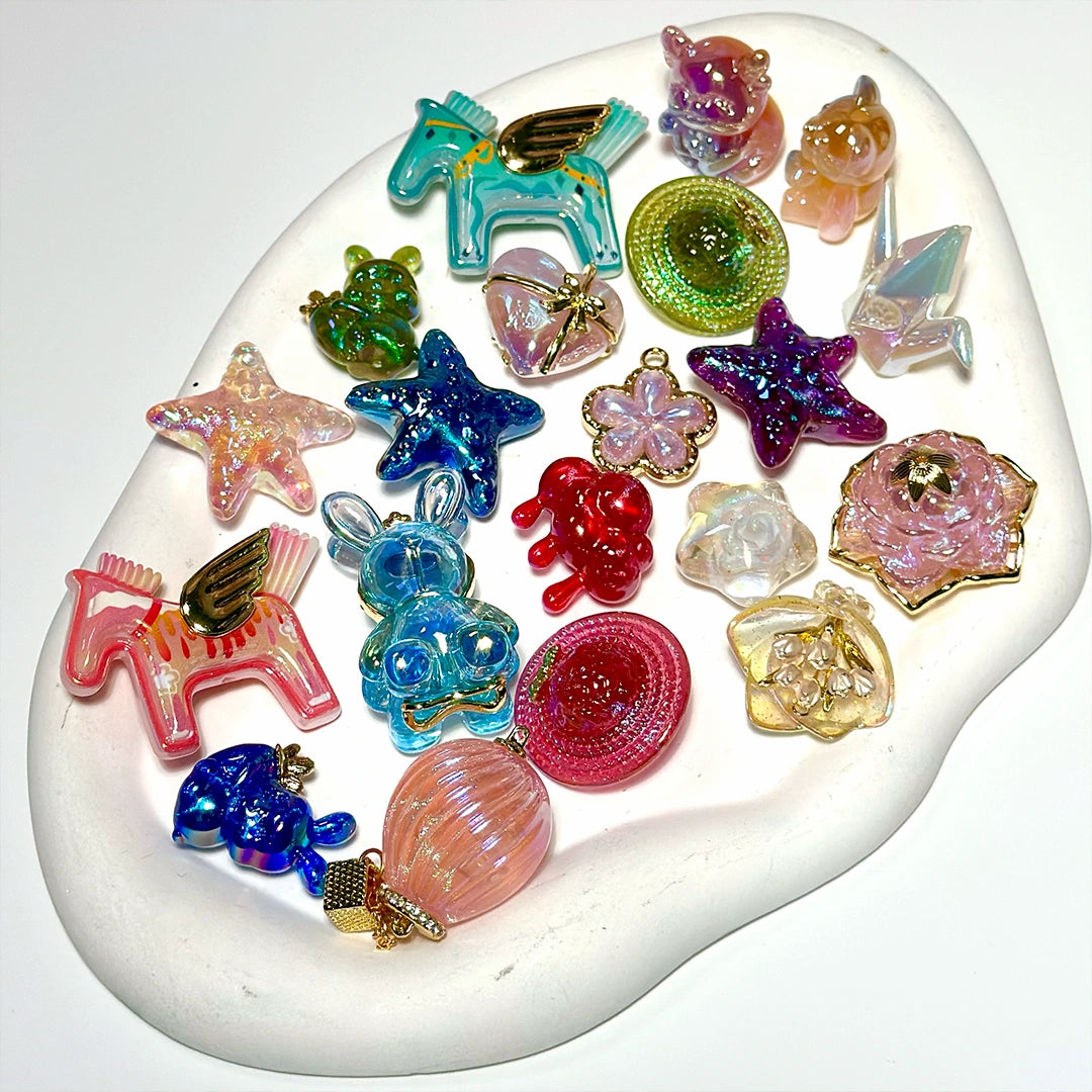 Sparkle Beads Blind Bag for Keychain - Open in live