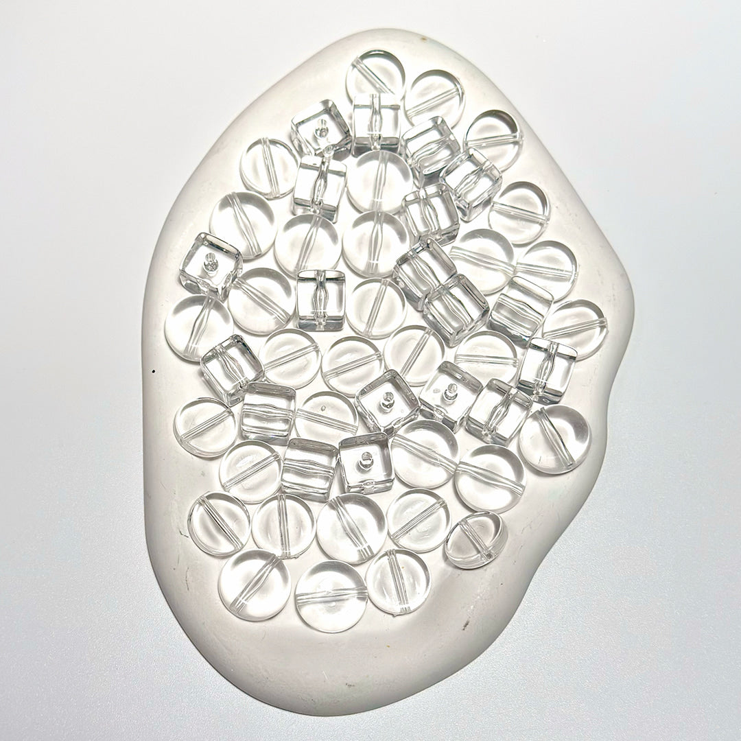 [Pre-Sale]【Offline-Packing】Transparent flat beads