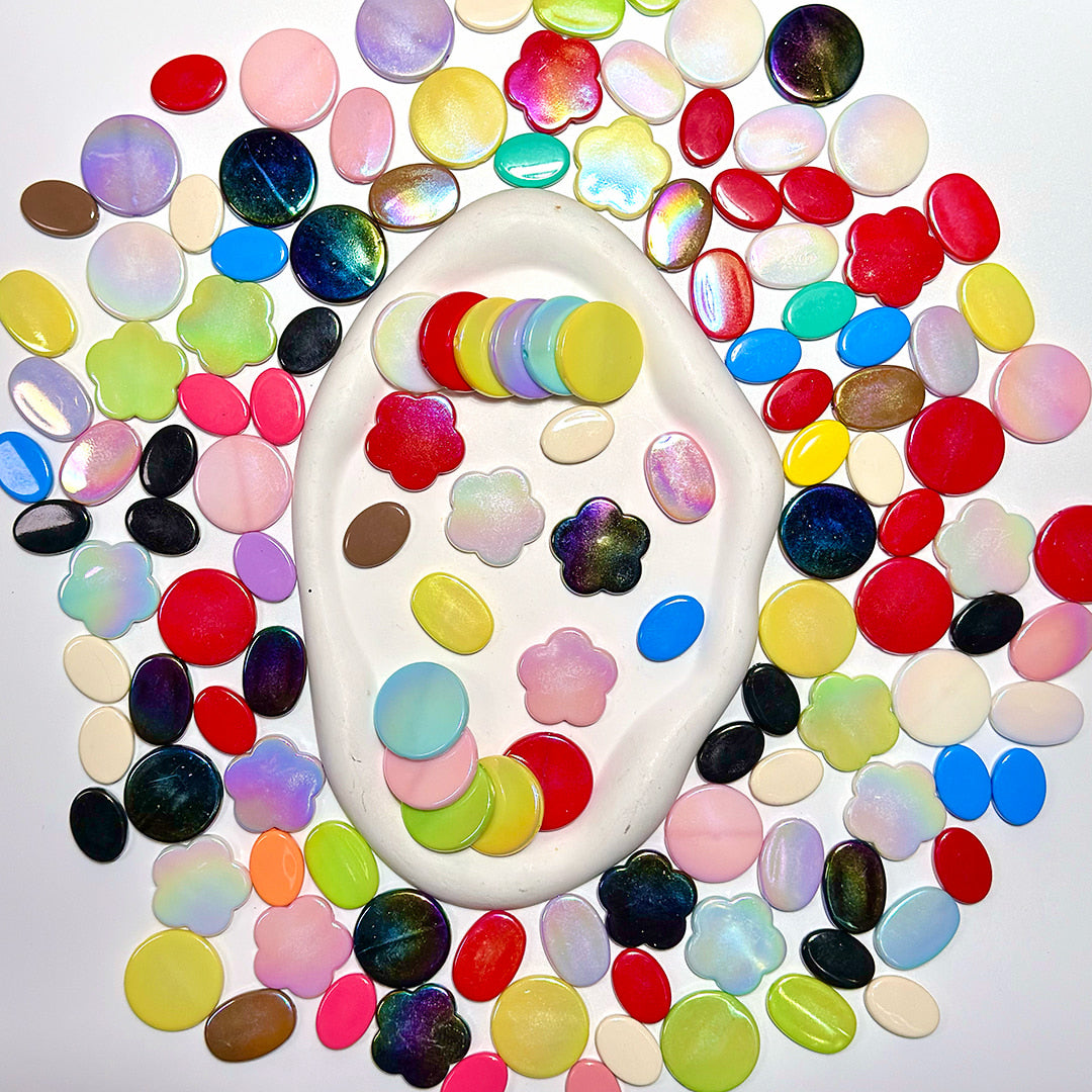 【Offline-Packing】Colored flat beads