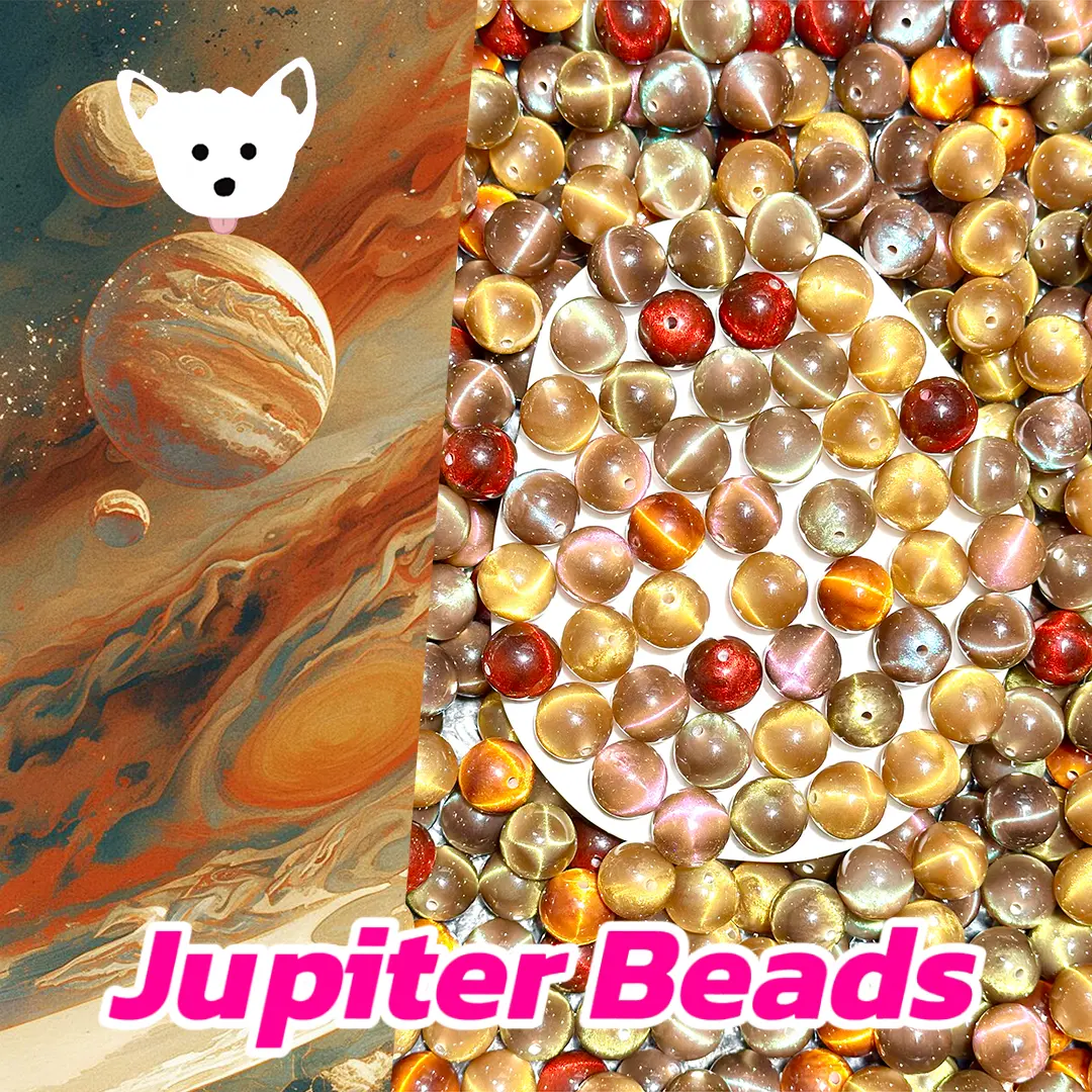 【NEW Arrival】 Jupiter Beads for Key/Phone Chain/Bracelet/Hanging- Open in live