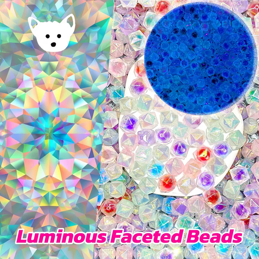 【New Arrival】Luminous Faceted Beads for Key/Phone Chain/Bracelet/Hanging- Open in live