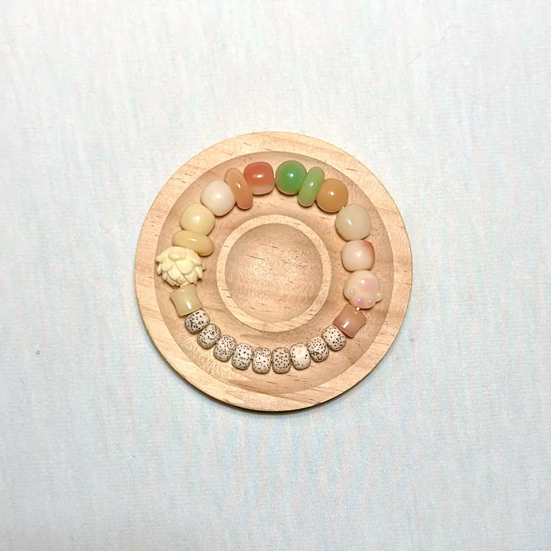 【New Arrival+1 Scoop】Bodhi Beads Mix for Key/Phone Chain/Bracelet/Hanging- Open in live