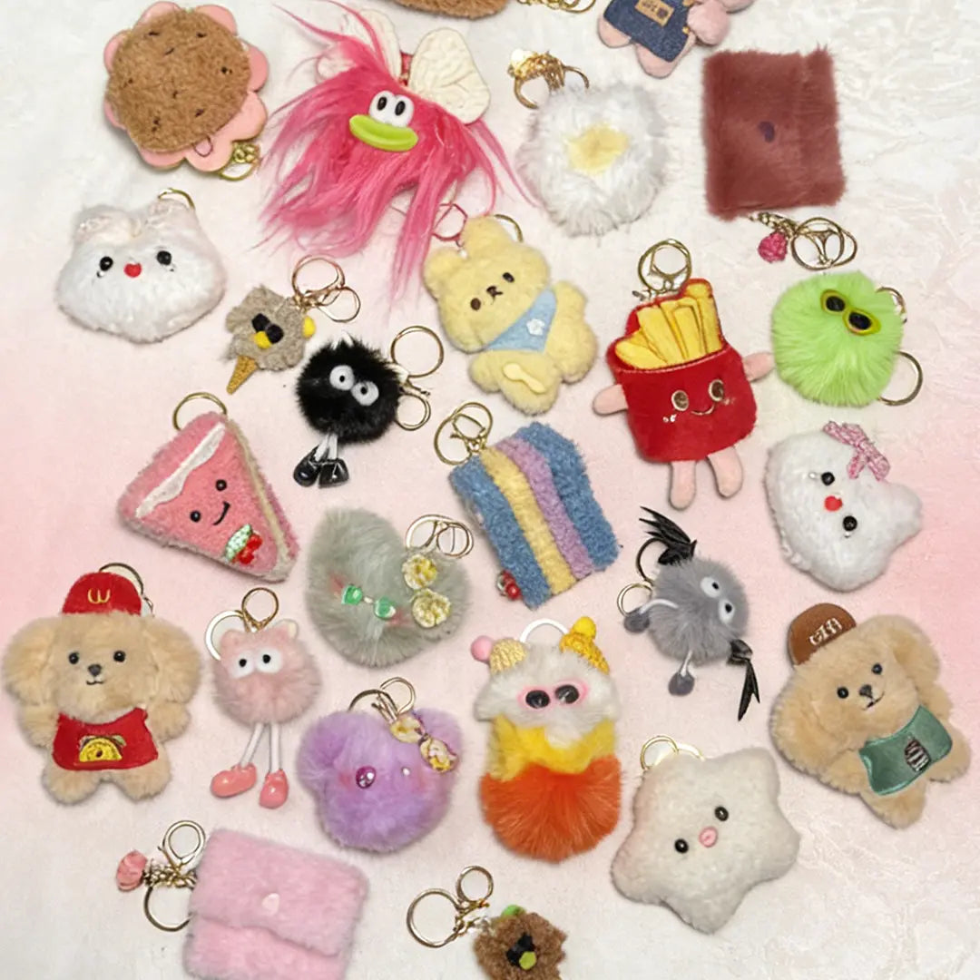 Limited Fluffy Keychain Blind Bag - Open in live