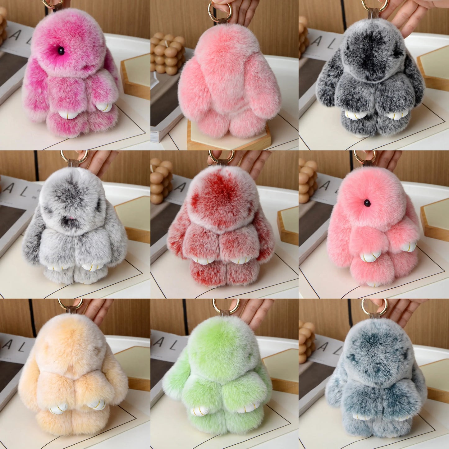 【Easter Special Limited New Arrival: 10%OFF】Fluffy Bunny With Tin Case- Open in live