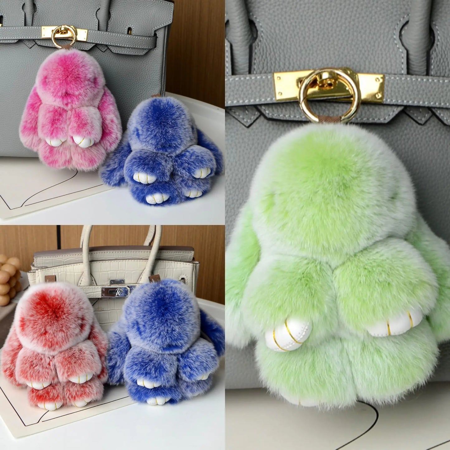 【Easter Special Limited New Arrival: 10%OFF】Fluffy Bunny With Tin Case- Open in live
