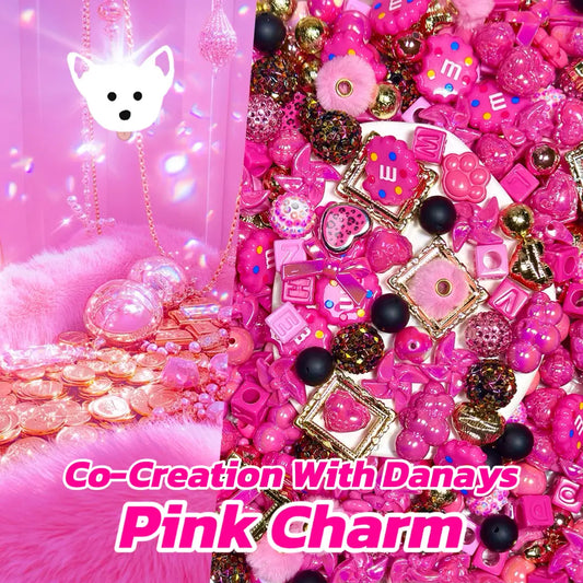 【New Co-creation with Danays: Half BOGO】Pinky Charm for Key/Phone Chain/Bracelet/Hanging - Open in live
