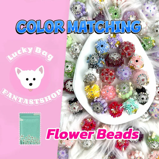 Flower Beads Blind Bag for Beadable Pen\Keychain - Open in live